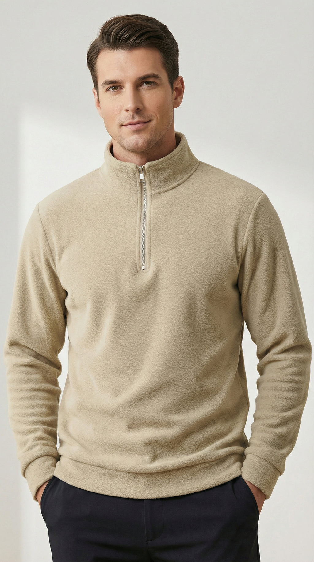 Quarter zip Knit