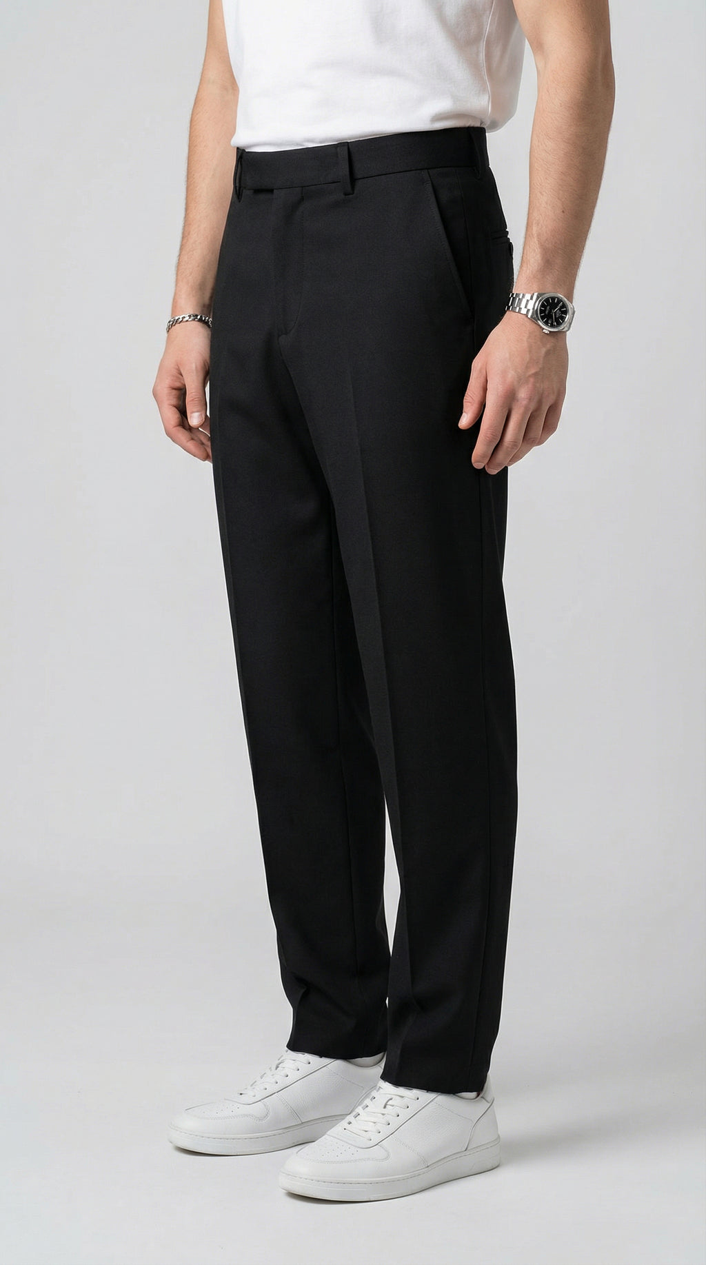 Modern Tailored Black Pants