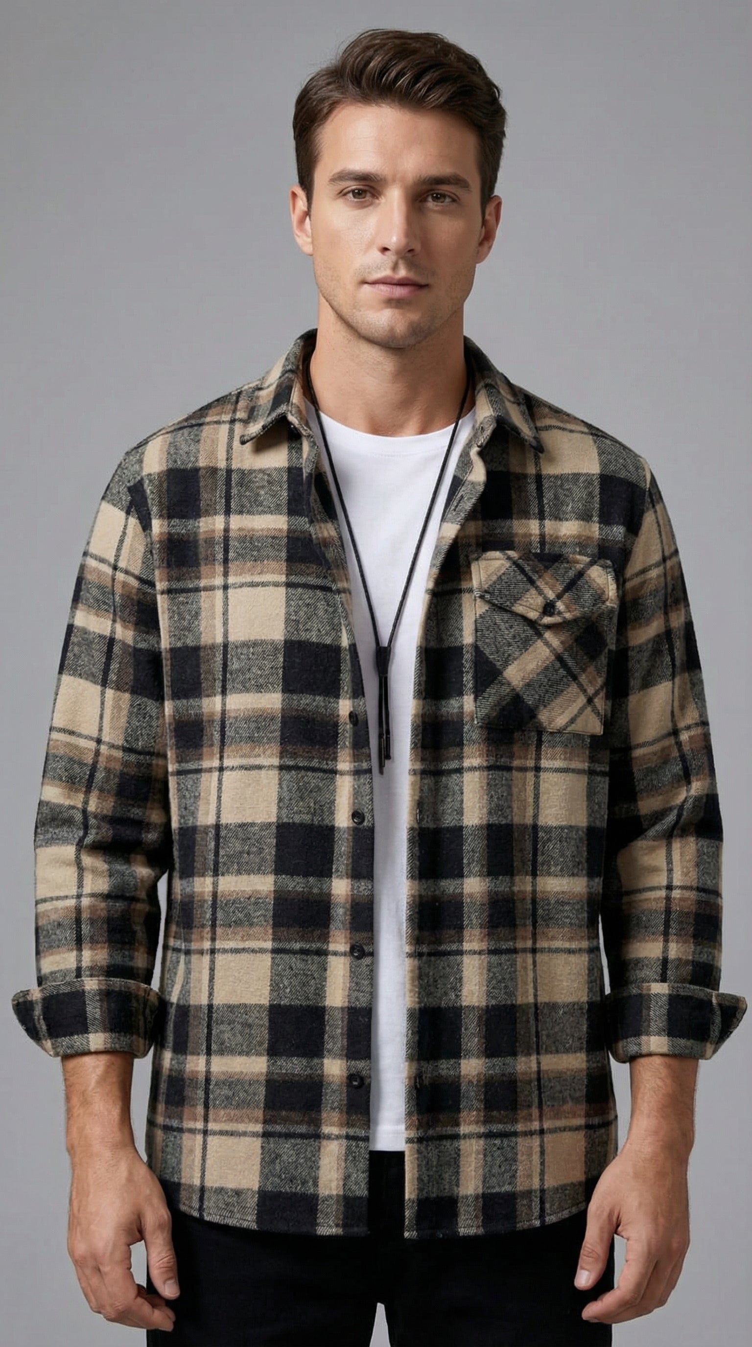 Valden Brushed Woolmix Overshirt