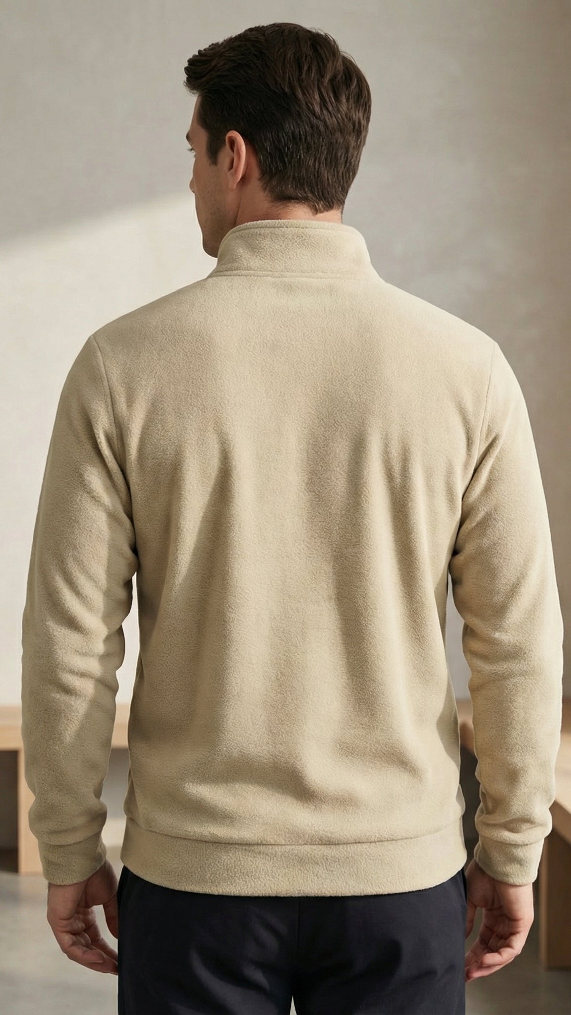 Quarter zip Knit