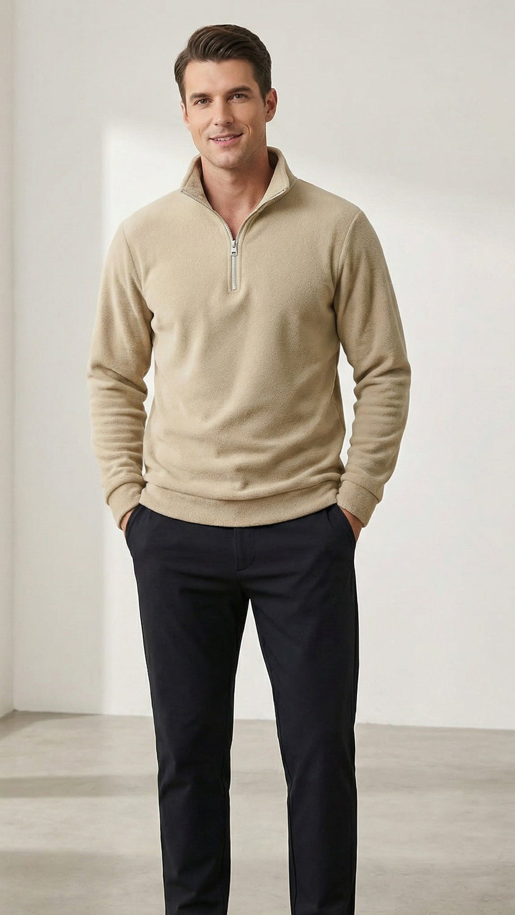 Quarter zip Knit