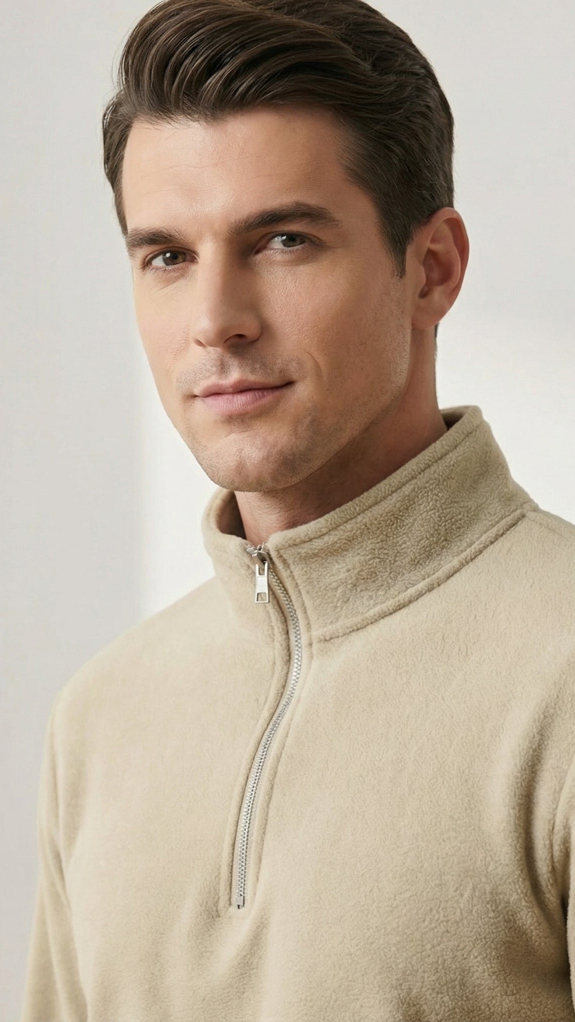 Quarter zip Knit
